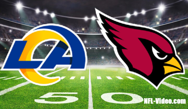Los Angeles Rams vs Arizona Cardinals Full Game Replay 2023 NFL Week 12