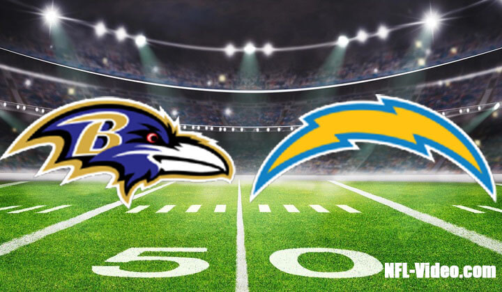 Baltimore Ravens vs Los Angeles Chargers Full Game Replay 2023 NFL Week 12