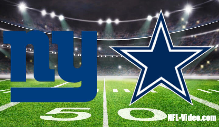 New York Giants vs Dallas Cowboys Full Game Replay 2023 NFL Week 10