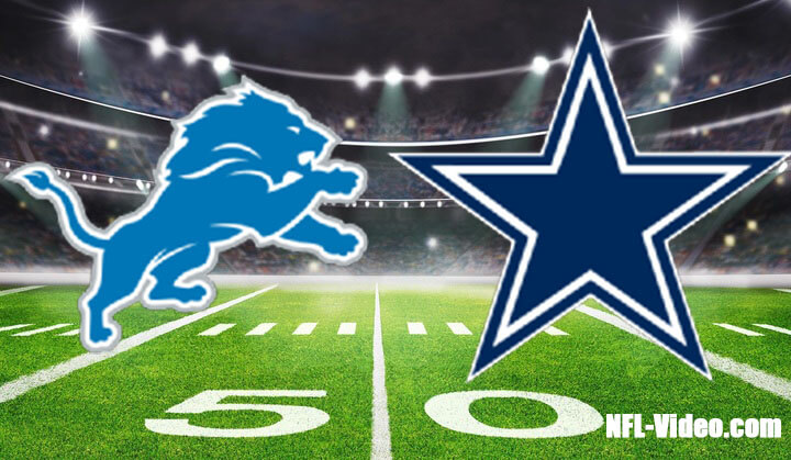 Detroit Lions vs Dallas Cowboys Full Game Replay 2023 NFL Week 17