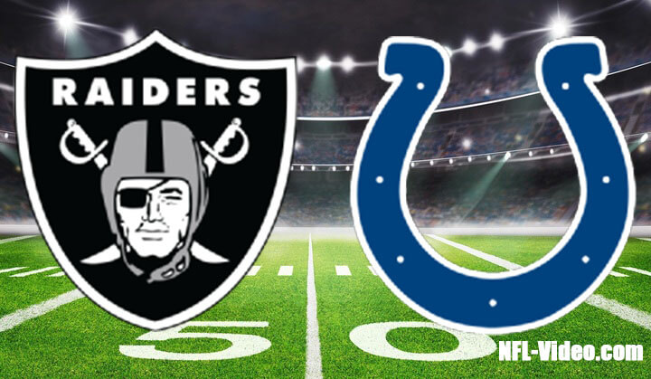 Las Vegas Raiders vs Indianapolis Colts Full Game Replay 2023 NFL Week 17