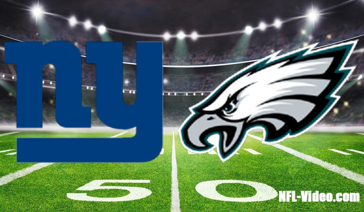 New York Giants vs Philadelphia Eagles Full Game Replay 2023 NFL Week 16