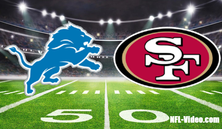 Detroit Lions vs San Francisco 49ers Full Game Replay 2024 NFC Championship