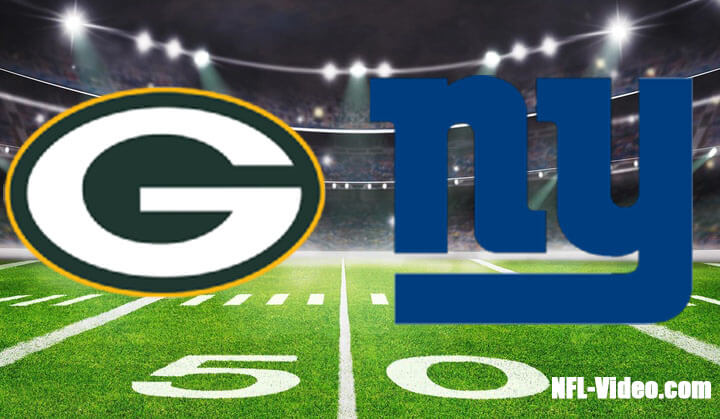 Green Bay Packers vs New York Giants Full Game Replay 2023 NFL Week 14