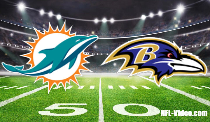 Miami Dolphins vs Baltimore Ravens Full Game Replay 2023 NFL Week 17