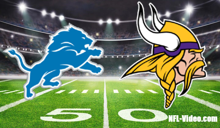 Detroit Lions vs Minnesota Vikings Full Game Replay 2023 NFL Week 16
