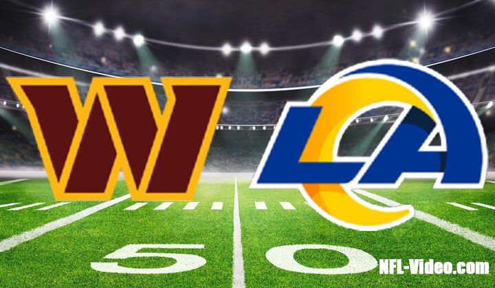 Washington Commanders vs Los Angeles Rams Full Game Replay 2023 NFL Week 15