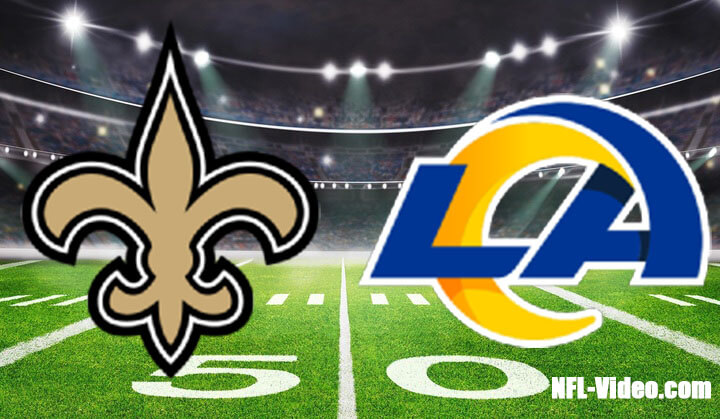 New Orleans Saints vs Los Angeles Rams Full Game Replay 2023 NFL Week 16