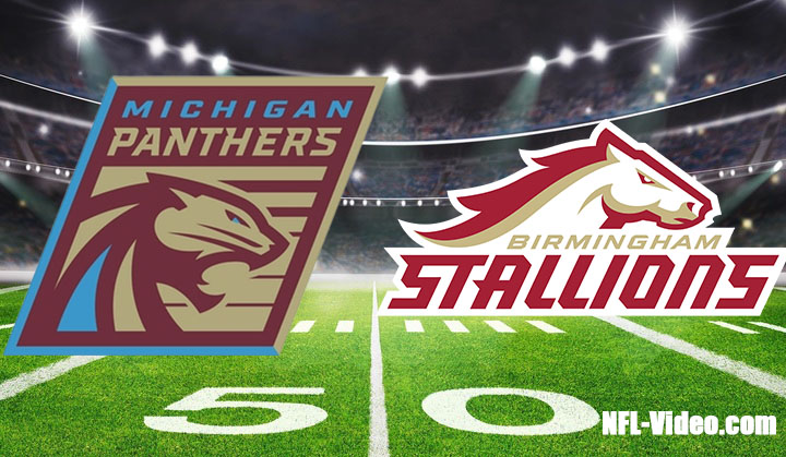 Michigan Panthers vs Birmingham Stallions June 8, 2024 UFL USFL Conference Championship Full Game Replays