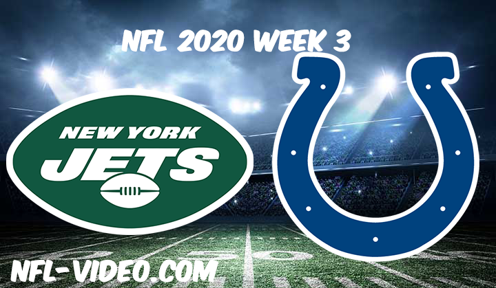 New York Jets vs Indianapolis Colts Full Game & Highlights NFL 2020 Week 3