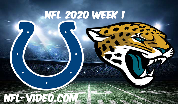 Indianapolis Colts vs Jacksonville Jaguars Full Game & Highlights NFL 2020 Week 1