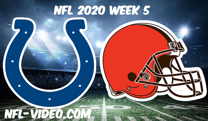 Indianapolis Colts vs Cleveland Browns Full Game & Highlights NFL 2020 Week 5