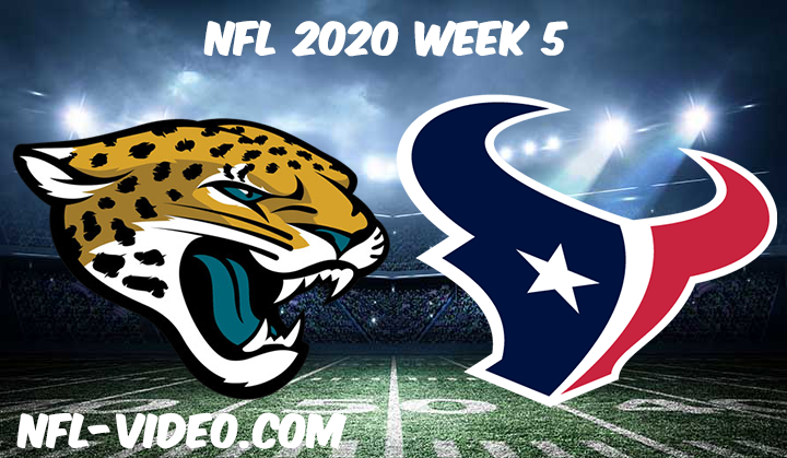 Jacksonville Jaguars vs Houston Texans Full Game & Highlights NFL 2020 Week 5