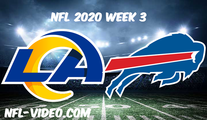 Los Angeles Rams vs Buffalo Bills Full Game & Highlights NFL 2020 Week 3