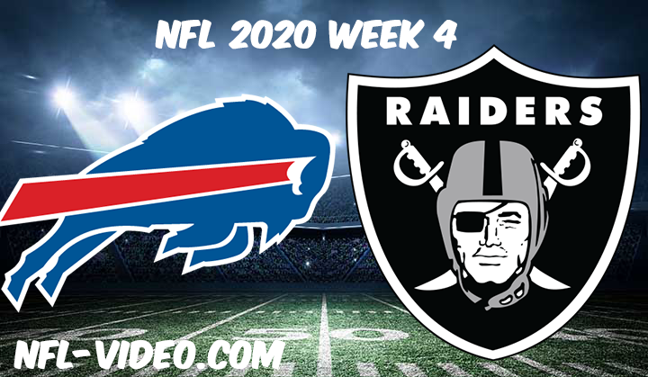 Buffalo Bills vs Las Vegas Raiders Full Game & Highlights NFL 2020 Week 4