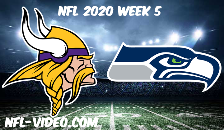 Minnesota Vikings vs Seattle Seahawks Full Game & Highlights NFL 2020 Week 5