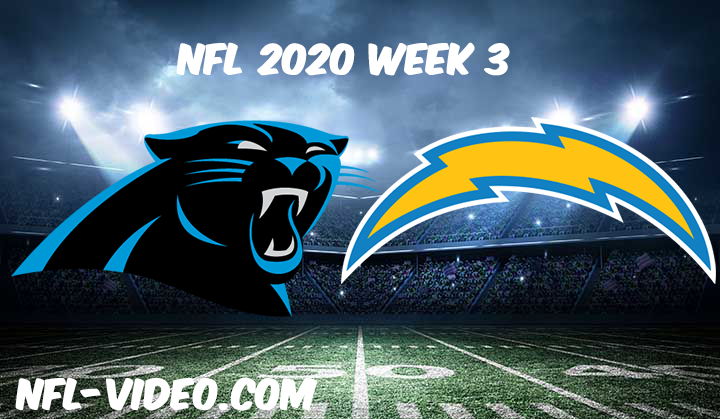 Carolina Panthers vs Los Angeles Chargers Full Game & Highlights NFL 2020 Week 3