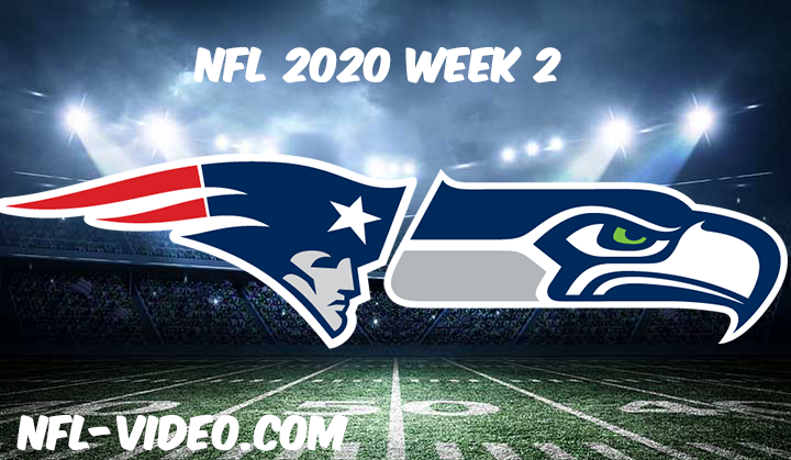 New England Patriots vs Seattle Seahawks Full Game & Highlights NFL 2020 Week 2