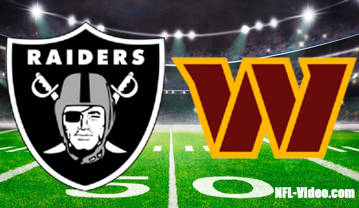 Las Vegas Raiders vs Washington Commanders Full Game Replay September 21, 2025 NFL Week 3 NFL Full Game