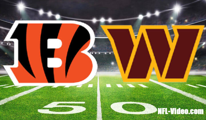 Cincinnati Bengals vs Washington Commanders Full Game Replay August 18, 2025 NFL Preseason NFL Full Game