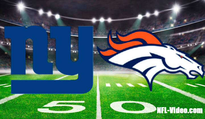 New York Giants vs Denver Broncos Full Game Replay October 19, 2025 NFL Week 7 NFL Full Game
