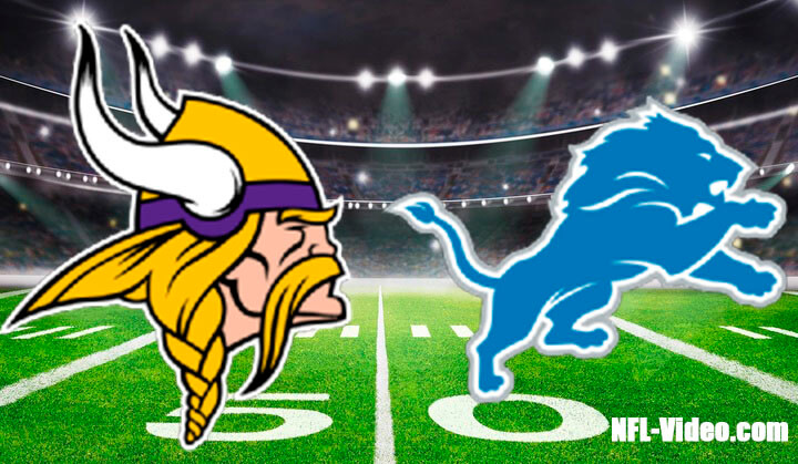 Minnesota Vikings vs Detroit Lions Full Game Replay November 2, 2025 NFL Week 9 NFL Full Game