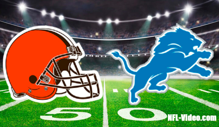 Cleveland Browns vs Detroit Lions Full Game Replay September 28, 2025 NFL Week 4 NFL Full Game