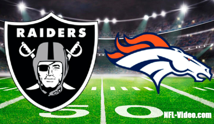 Las Vegas Raiders vs Denver Broncos Full Game Replay November 6, 2025 NFL Week 10 NFL Full Game