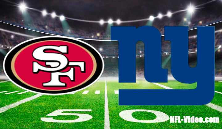San Francisco 49ers vs New York Giants Full Game Replay November 2, 2025 NFL Week 9 NFL Full Game