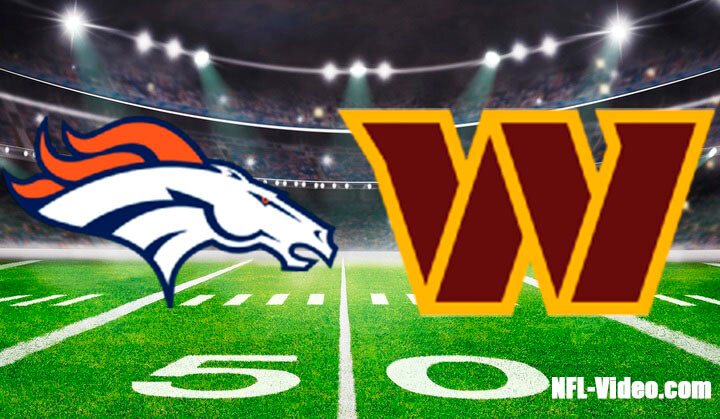Denver Broncos vs Washington Commanders Full Game Replay November 30, 2025 NFL Week 13 NFL Full Game