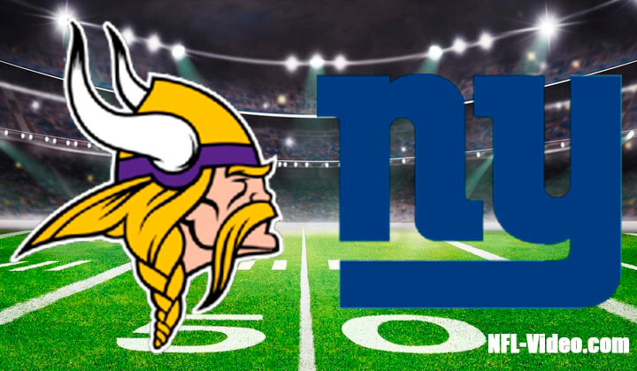 Minnesota Vikings vs New York Giants Full Game Replay December 21, 2025 NFL Week 16 NFL Full Game
