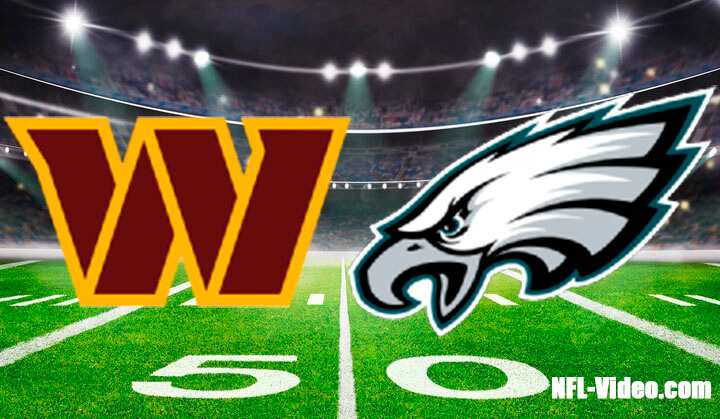 Washington Commanders vs Philadelphia Eagles Full Game Replay January 4, 2026 NFL Week 18 NFL Full Game