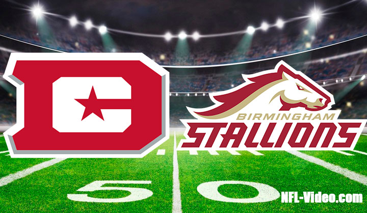 D.C. Defenders vs. Birmingham Stallions - UFL - Full Game Replay - April 24, 2026 NFL Full Game