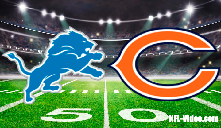 Detroit Lions vs Chicago Bears Full Game Replay January 4, 2026 NFL Week 18 NFL Full Game