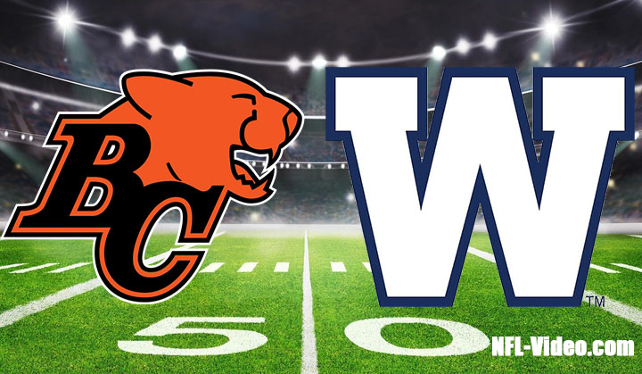 BC Lions vs. Winnipeg Blue Bombers - CFL - Full Game Replay - July 30, 2026 NFL Full Game