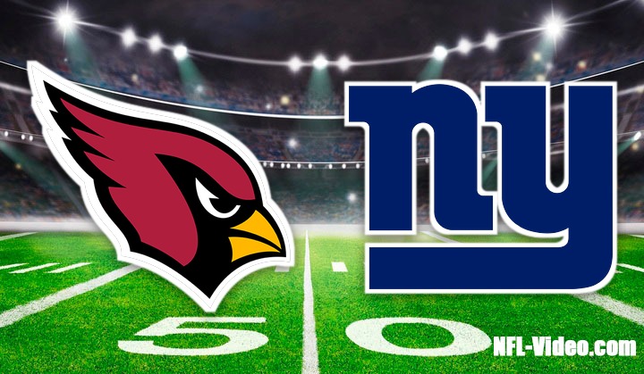 Arizona Cardinals vs. New York Giants - Full Game Replay - NFL Week 04 - October 4, 2026 NFL Full Game