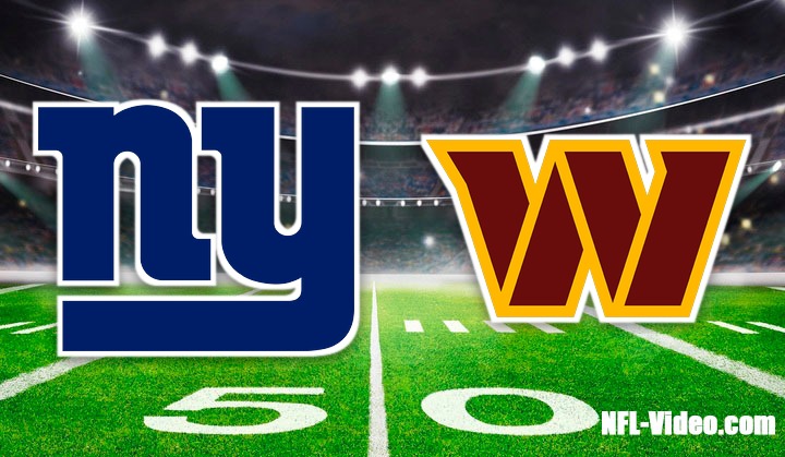 New York Giants vs. Washington Commanders - Full Game Replay - NFL Week 05 - October 11, 2026 NFL Full Game