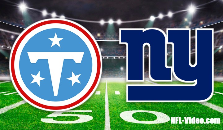 Tennessee Titans vs. New York Giants - Full Game Replay - NFL Week 03 - September 27, 2026 NFL Full Game