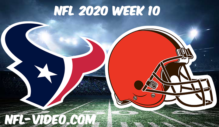 Houston Texans vs Cleveland Browns Full Game & Highlights NFL 2020 Week 10