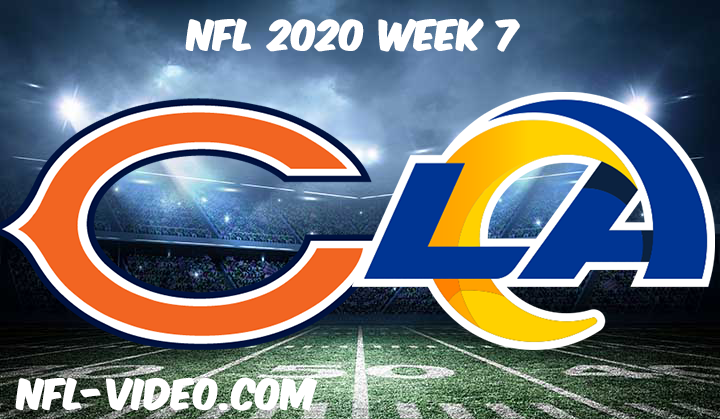Chicago Bears vs Los Angeles Rams Full Game & Highlights NFL 2020 Week 7