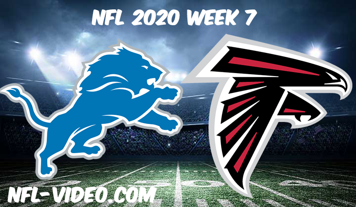 Detroit Lions vs Atlanta Falcons Full Game & Highlights NFL 2020 Week 7