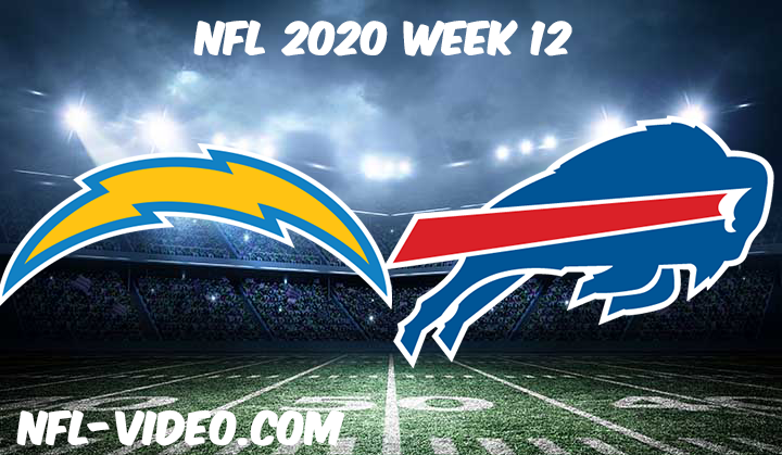 Los Angeles Chargers vs Buffalo Bills Full Game & Highlights NFL 2020 Week 12