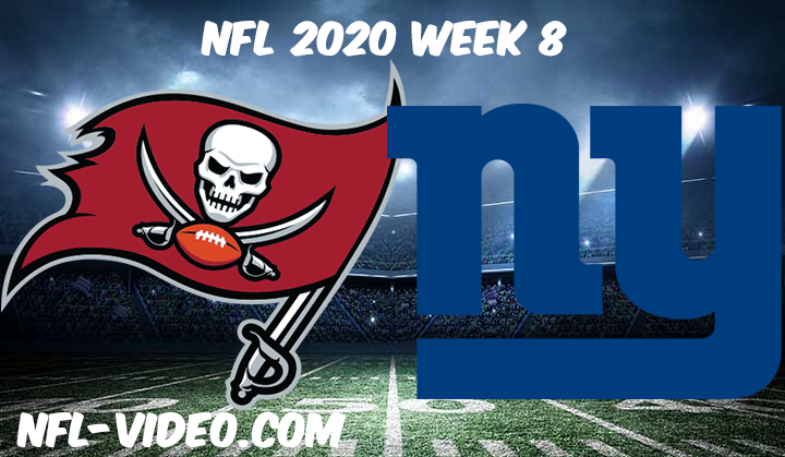 Tampa Bay Buccaneers vs New York Giants Full Game & Highlights NFL 2020 Week 8