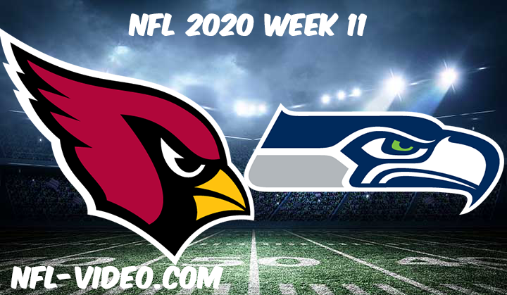 Arizona Cardinals vs Seattle Seahawks Full Game & Highlights NFL 2020 Week 11