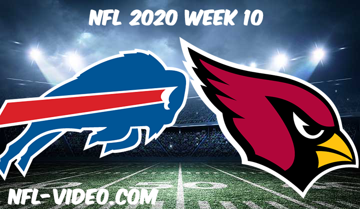 Buffalo Bills vs Arizona Cardinals Full Game & Highlights NFL 2020 Week 10