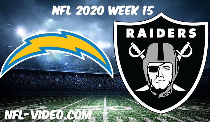 Los Angeles Chargers vs Las Vegas Raiders Full Game & Highlights NFL 2020 Week 15