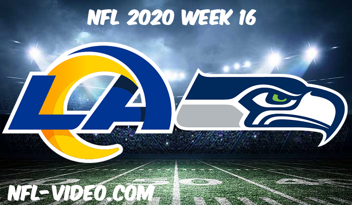 Los Angeles Rams vs Seattle Seahawks Full Game Replay & Highlights NFL 2020 Week 16