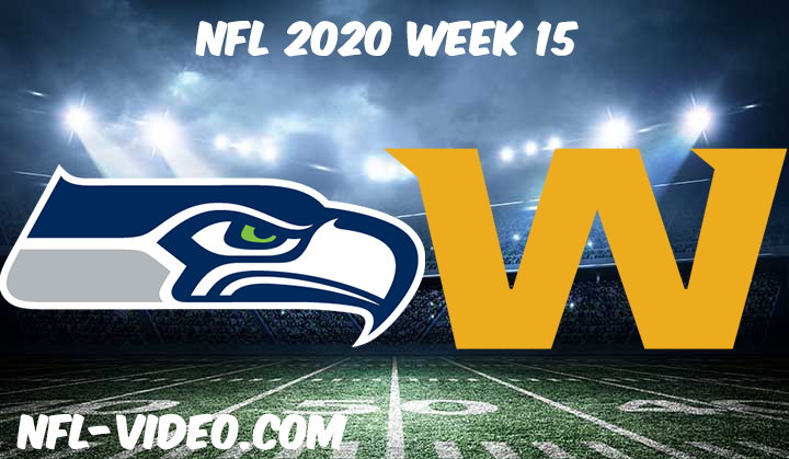 Seattle Seahawks vs Washington Football Team Full Game & Highlights NFL 2020 Week 15