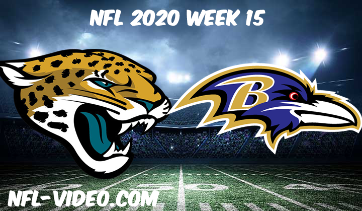 Jacksonville Jaguars vs Baltimore Ravens Full Game & Highlights NFL 2020 Week 15