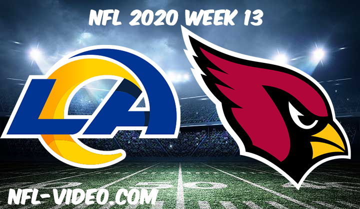 Los Angeles Rams vs Arizona Cardinals Full Game & Highlights NFL 2020 Week 13